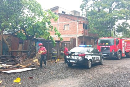 temporal-en-posadas:-se-inundo-una-vivienda-en-la-chacra-82-tras-el-desborde-de-drenajes