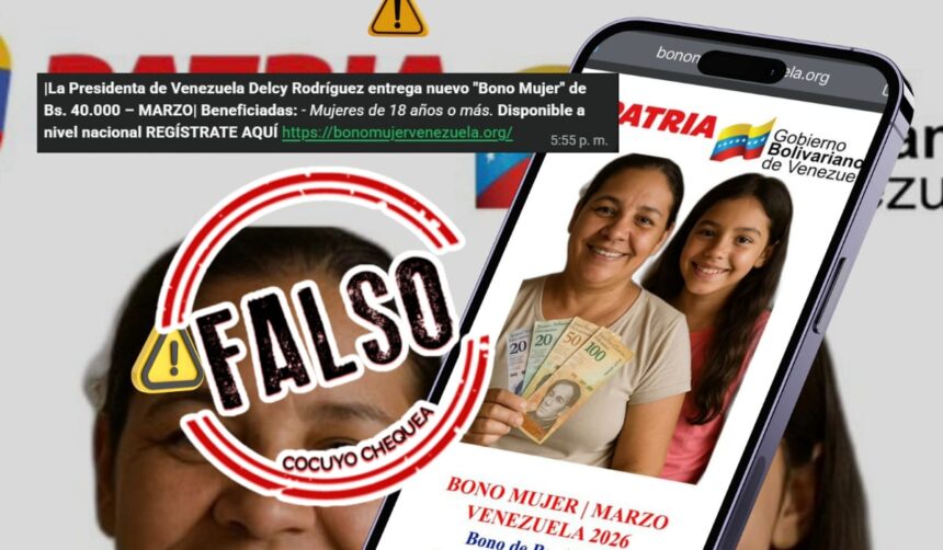 regresa-el-falso-bono-mujer:-cadena-viral-usada-para-robar-datos-usa-figura-de-delcy-rodriguez