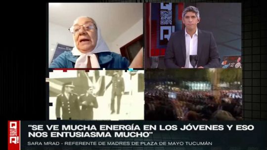 “las-nuevas-generaciones-son-clave”,-dijo-sara-mrad-en “qr!”-al-hablar-de-la-lucha-de-las-madres-de-plaza-de-mayo
