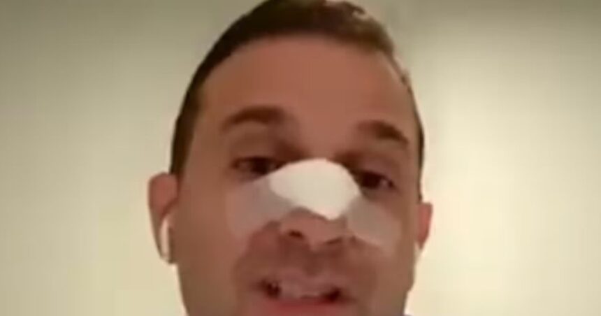 hablo-el-diputado-libertario-agredido-con-un-cabezazo-por-un-puntero-en-tucuman:-“hubo-que-perseguir-a-la-policia-para-que-lo-detuvieran”