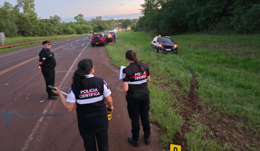 san-jose-|-tres-vehiculos-chocaron-sobre-la-ruta-provincial-1:-uno-de-ellos-transportaba-cigarrillos-de-contrabando