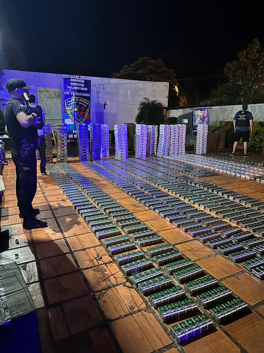 san-jose:-secuestran-cigarrillos-de-contrabando-por-mas-de-$30-millones-tras-un-siniestro-vial