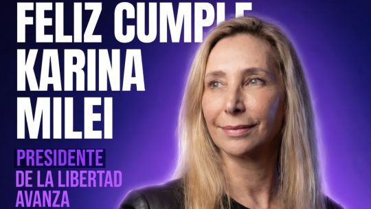 “feliz-cumpleanos,-jefe”:-javier-milei-encabezo-en-redes-los-saludos-a-su-hermana-karina,-que-cumple-53-anos