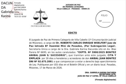 el-juzgado-de-paz-de-primera-categoria-de-villa-cabello-cita-y-emplaza-a-herederos-y-acreedores-de-anibal-juan-benitez