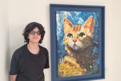 ariel-santi,-un-joven-con-autismo-que-utilizo-el-arte-como-terapia-y-presento-su-muestra-en-posadas:-“estoy-orgulloso-de-lo-que-logramos-ahora”