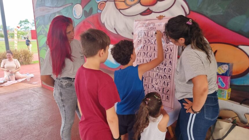 “mejor-es-jugar”:-ninos,-arte-y-comunidad-en-una-jornada-especial-de-pascuas-en-el-parque-de-las-fiestas-de-posadas