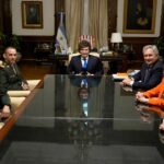 javier-milei-recibio-en-la-casa-rosada-a-nahuel-gallo,-el-gendarme-que-paso-448-dias-detenido-por-el-regimen-de-maduro-en-venezuela