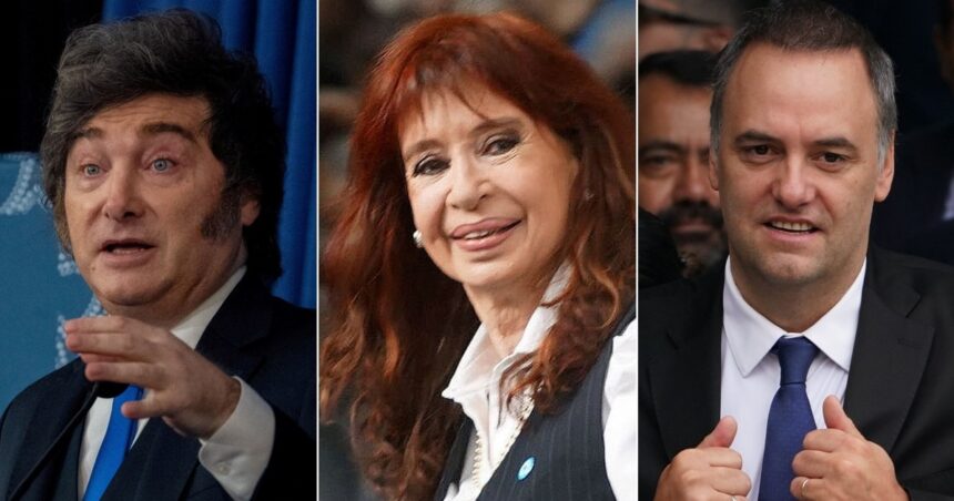 nueva-encuesta-y-ranking:-milei-lider,-cristina-en-el-podio-y-adorni-zafo-del-ultimo-puesto