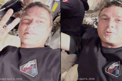artemis-ii:-el-astronauta-reid-wiseman-realizo-una-videollamada-con-sus-hijas-a-mas-de-353-mil-kilometros-de-distancia