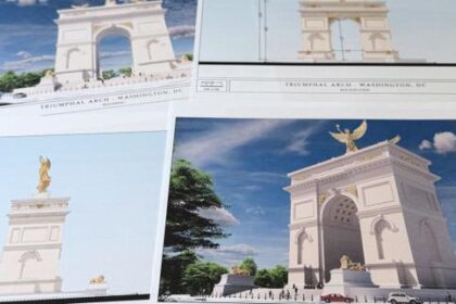 la-administracion-trump-devoile-los-planes-de-un-gran-arco-en-washington,-inspirado-en-el-arco-de-triunfo-en-paris