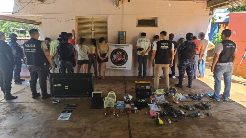 cayo-el-clan-de-“spiderwoman”:-detuvieron-a-12-personas-que-estarian-involucrados-en-una-banda-que-operaba-en-la-chacra-32-33-de-posadas 
