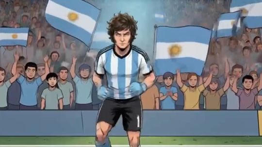 javier-milei-resumio-los-logros-de-su-gestion-en-una-animacion-futbolistica:-“la-pelota-vuela-en-libertad-¡y-gol!”