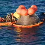 artemis-ii:-impactante-video-del-amerizaje-y-el-encuentro-de-los-astronautas-con-los-rescatistas-en-el-pacifico