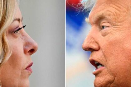 trump-vuelve-a-atacar-al-papa-y-suma-a-giorgia-meloni:-“iran-volaria-italia-por-los-aires-en-dos-minutos”