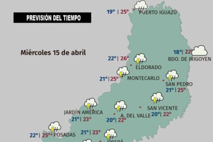 misiones,-en-alerta-amarilla-este-miercoles-por-tormentas-intensas:-que-se-preve-que-ocurra-y-en-que-momentos-del-dia