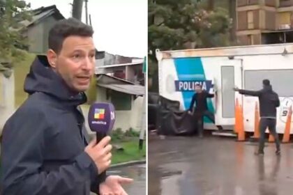 insolito-robo-en-vivo-a-un-movilero-de-tv:-salio-a-correr-a-los-ladrones-y-todo-quedo-registrado