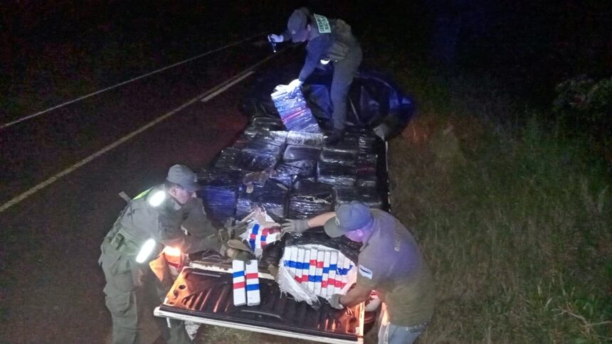 mas-de-900-kilos-de-droga-fueron-secuestrados-en-un-control-sobre-la-ruta-101:-detuvieron-a-dos-hombres