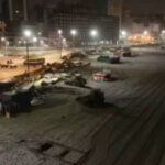 mar-del-plata:-desmantelamiento-total-con-topadoras-de-la-feria-de-la-playa-bristol