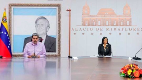 venezuela:-delcy-rodriguez-desmantelo-el-“salon-nestor-kirchner”