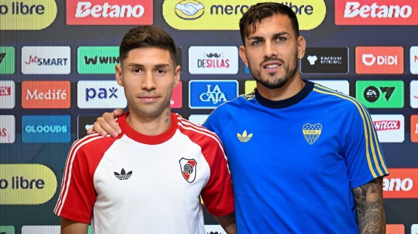 montiel-y-paredes,-entre-la-amistad-y-la-cancha:-la-pregunta-que-los-sorprendio-en-la-previa-del-superclasico