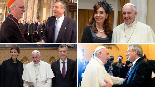 las-relaciones-entre-amorosas-y-tensas-del-papa-francisco-con-los-presidentes-argentinos,-de-kirchner-a-milei