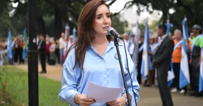 victoria-villarruel-se-bajo-a-ultimo-momento-del-homenaje-a-francisco-en-lujan:-se-nego-a-sentarse-con-adorni