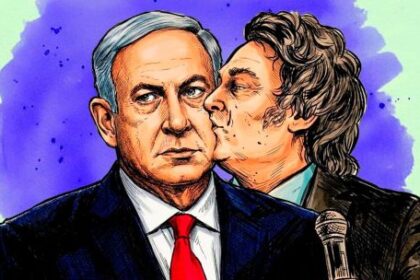 dia-864:-milei,-netanyahu-y-el-“beso-de-judas”