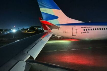 choque-entre-aviones-de-latam-y-aerolineas-argentinas-en-santiago-de-chile:-hubo-demoras-y-cancelaciones