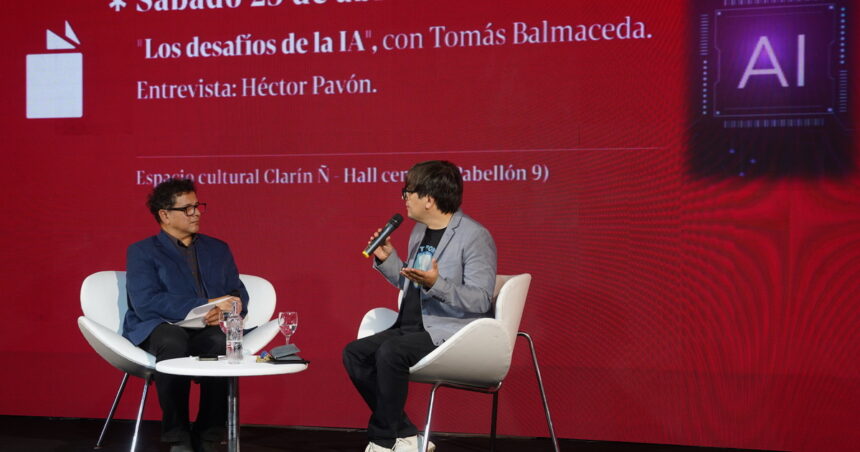 “la-ia-va-a-encontrar-su-limite”,-dijo-tomas-balmaceda-en-el-espacio-cultural-de-clarin-n