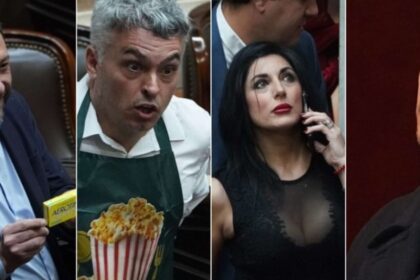 un-antialergico,-“cara-de-marmol”,-pochoclos-en-el-recinto,-fotos-libertarias-y-el-“dia-del-noqui”,-postales-de-la-sesion-con-adorni-en-diputados