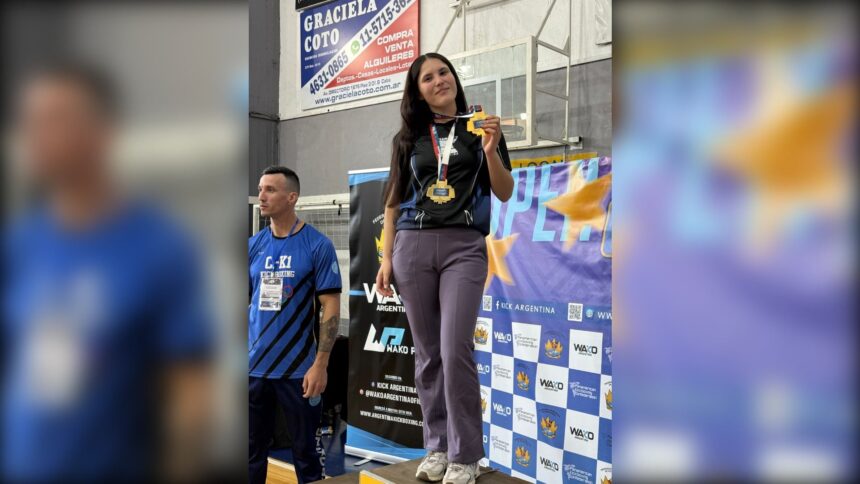 la-misionera-gisela-larrosa-se-consagro-campeona-en-dos-categorias-en-el-open-nacional-de-kickboxing
