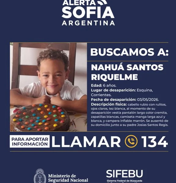 alerta-sofia:-buscan-a-un-nino-de-6-anos-que-su-padre-se-llevo-tras-herir-a-un-hombre-en-corrientes