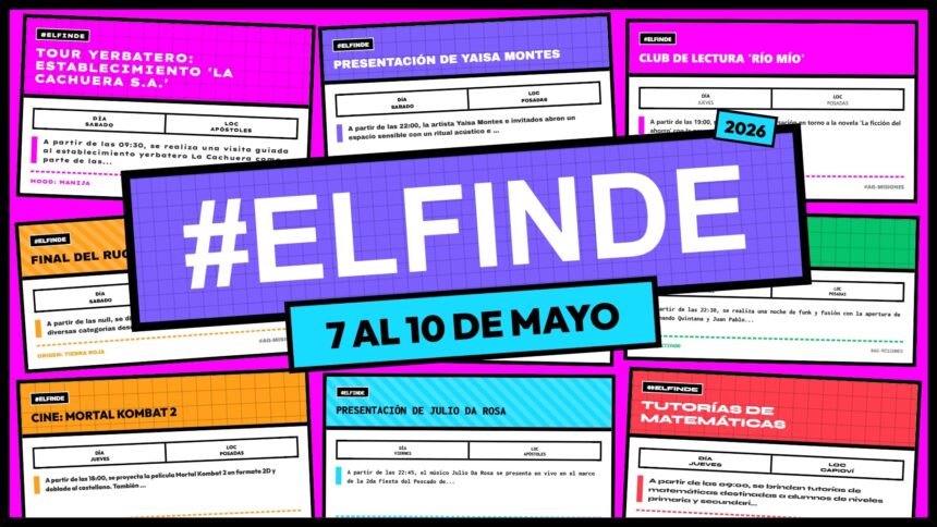 agenda-de-#elfinde-|-mira-lo-que-podes-hacer-este-fin-de-semana-en-misiones