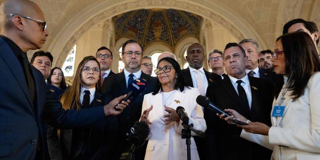 venezuela:-la-presidenta-interina,-delcy-rodriguez,-asegura-que-son-pays-na-jamais-previsage-detre-le-51ᵉetat-americain
