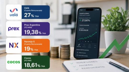 se-encienden-las-tasas:-cuales-son-las-billeteras-virtuales-y-bancos-que-mas-rendimiento-estan-pagando