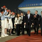 trump-llego-a-beijing-para-la-cumbre-del-“g2”:-comercio,-iran-y-tierras-raras-en-la-agenda-bilateral-con-xi-jinping