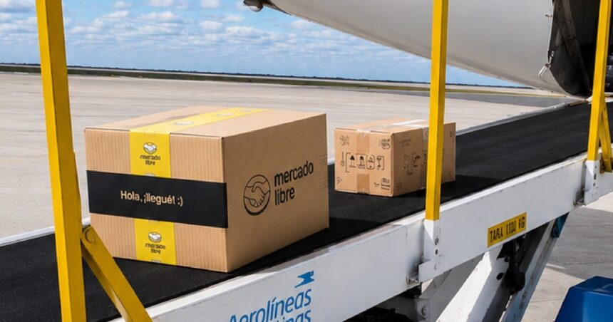 mercado-libre-cerro-una-alianza-con-aerolineas-argentinas-para-llegar-mas-rapido-a-la-patagonia
