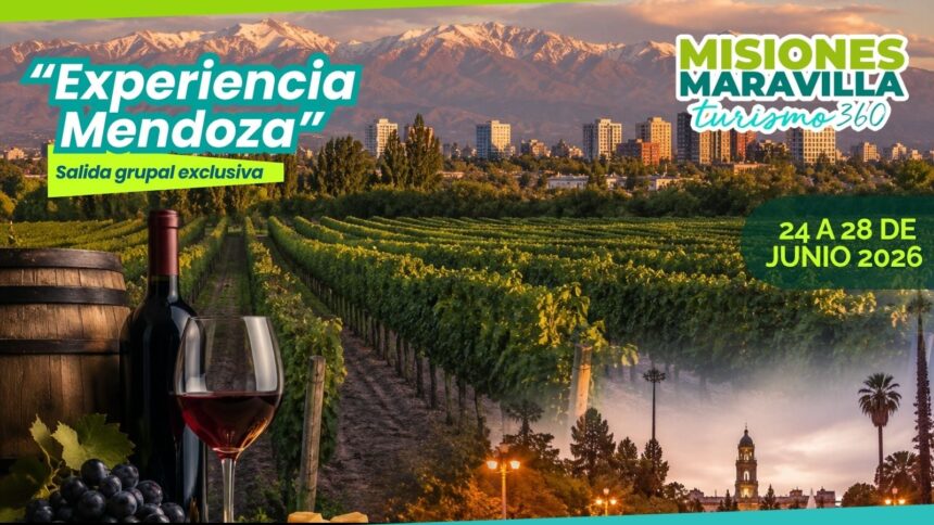 misiones-maravilla-lanzo-“experiencia-mendoza:-vinedos-y-relax”,-una-salida-exclusiva-para-mujeres-con-recorridos-por-bodegas-y-degustaciones