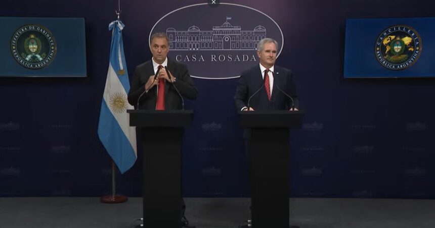 despues-de-negar-un-ascenso-a-pablo-quirno,-javier-milei-se-reunio-dos-horas-con-manuel-adorni-y-el-canciller