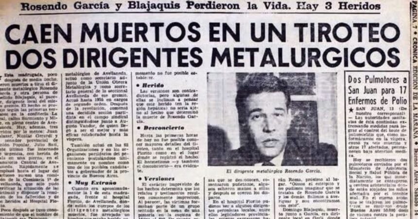 a-60-anos-del-crimen-del-sindicalista-rosendo-garcia:-el-dia-en-que-dos-patotas-gremiales-sembraron-la-muerte-en-avellaneda