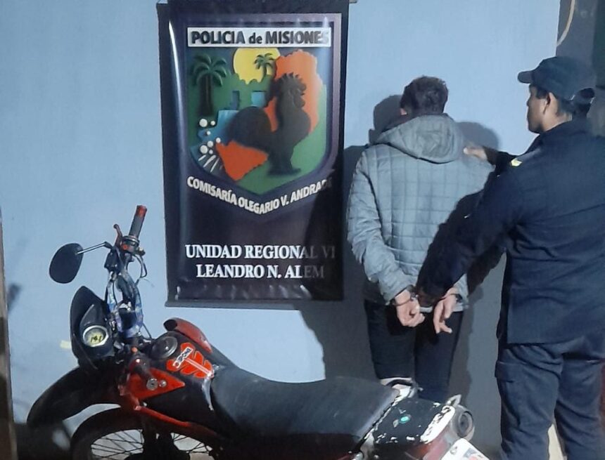 embistio-con-su-moto-a-un-policia-al-intentar-huir-de-un-control-vial-y-fue-demorado-en-andrade