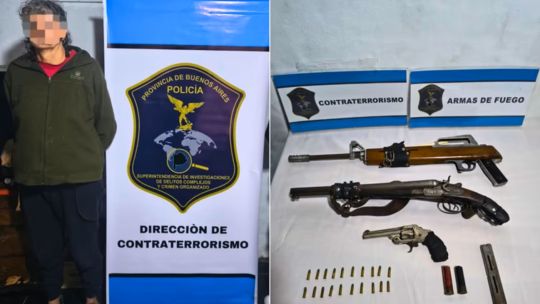 detuvieron-en-la-plata-a-un-acusado-de-ataques-antisemitas:-hallaron-armas-y-bombas-molotov-en-su-casa