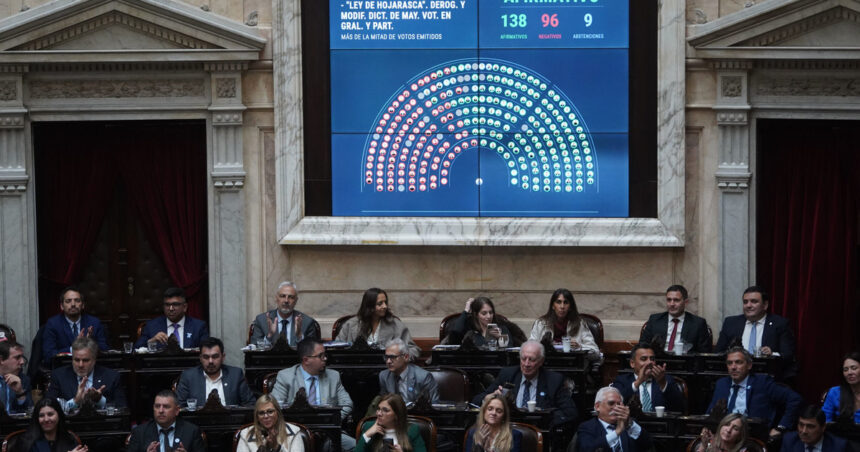 entre-cruces-y-chicanas,-el-gobierno-bloqueo-en-diputados-el-pedido-de-interpelacion-de-adorni-y-avanzo-con-la-ley-hojarasca