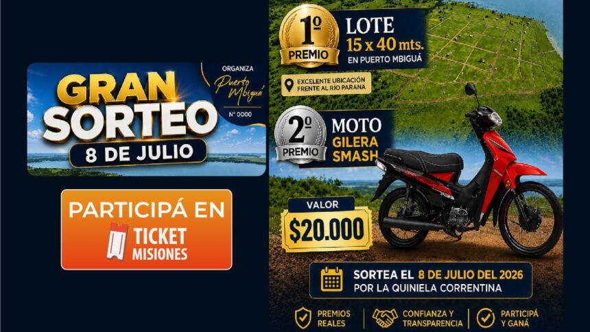 un-lote-frente-al-rio-parana-y-una-moto-0km:-anotate-ahora-y-participa-del-“gran-sorteo-puerto-mbigua”-a-traves-de-ticketmisiones.com