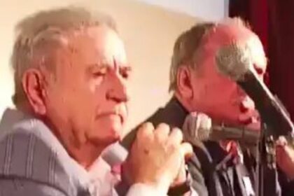 escracharon-a-duhalde-en-la-presentacion-de-un-libro-sobre-su-gestion-como-gobernador:-por-que-se-canto-la-la-marcha-peronista