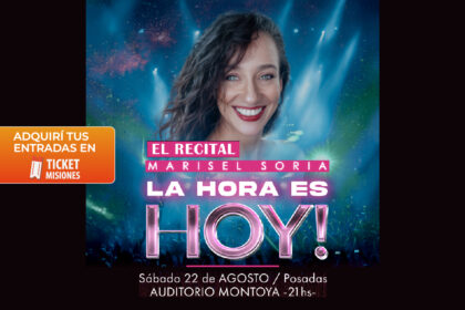 ticket-misiones-|-marisel-soria-llega-a-posadas-con-“la-hora-es-hoy”,-un-show-de-alta-energia-en-el-montoya