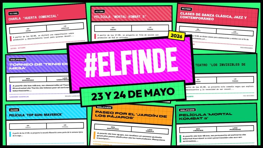 agenda-de-#elfinde-|-mira-lo-que-podes-hacer-este-fin-de-semana-en-misiones