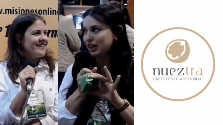 dos-emprendedoras-de-obera-innovan-en-la-expo-te-con-alfajores-de-te-negro-y-yerba-mate:-“no-es-facil-llevar-un-equipo-adelante-siendo-dos”