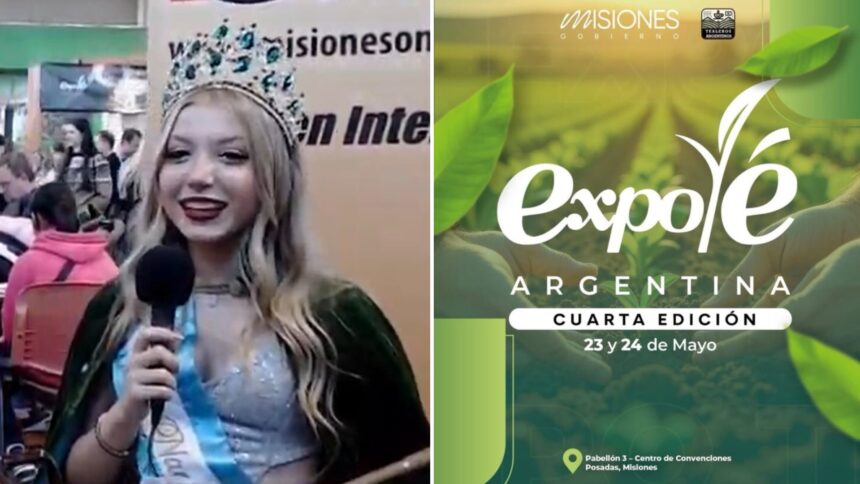 la-reina-nacional-del-te-destaco-el-potencial-de-la-produccion-en-la-expo-te:-“lo-importante-es-saber-de-donde-viene-el-producto”