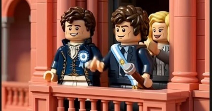 javier-milei-y-manuel-belgrano-en-modo-lego:-el-video-por-el-25-de-mayo-que-publico-el-presidente-en-sus-redes